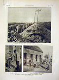 Original Old Antique Print General War Sier Joffre Lorraine French 1915 20th
