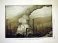 Original Old Antique Print Bomb Ludwigshafen Trentin Garde Italian French 1915