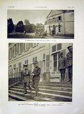 Original Old Antique Print General Loch Front Sier Officer French 1915 20th