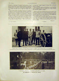 Original Old Antique Print General Petain Corps Battle Lorette French 1915 20th