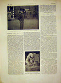 Original Old Antique Print Delcasse War French Prisoners Monument Siers 1915