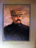 Original Old Antique Print Portrait General Franchet D'Esperey Commander 1915