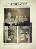 Original Old Antique Print War Front Bust Guillame Paris French 1915 20th