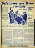 Original Old Antique Print Advertisement L'Urodonal Colic Medicine French 1915