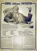 Original Old Antique Print Advert Jubol Intestinal Medicine French 1915 20th