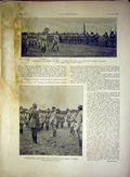 Original Old Vintage Print Petain Sier Military Officers Humbert French 1917