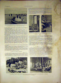 Original Old Vintage Print Politis Venizelos Office Athens French 1917 20th