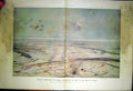 Old Vintage Print Lebocq Artillery Bi-Plane Aeroplane German French 1917 20th