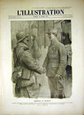 Original Old Antique Print Commrades Sier War Sabattier Lamsdorf French