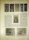 Original Old Vintage Print Notre Dame Mithouard Religious Building French 1917