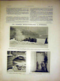 Original Old Vintage Print Petrograd Russia Revolution War Sier French 1917
