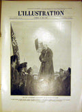 Original Old Antique Print Russia Tcheidze Military Laon Loret German French