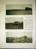 Original Old Vintage Print Sier Military Troops Tank D'Assaut French 1917 20th
