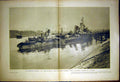Old Vintage Print Portrait Lyautey German Destroyer Artillery French 1917 20th