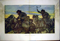 Original Old Vintage Print Somme Battle War Sier Troops Artillery Canon 1917