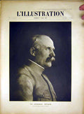 Original Old Vintage Print Portrait General Petain Military Officer French 1917