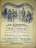 Original Old Vintage Print Advert St Hubert Military Uniforms French 1917 20th