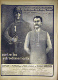 Original Old Vintage Print Advert Rasurel Vest Chain-Mail French 1917 20th