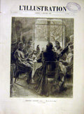 Original Old Vintage Print Simont New-Year'S Day Siers Celebrations 1919 20th