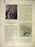 Original Old Vintage Print Navy Submarine Boat Cabin French Ww1 War 1919