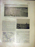 Old Vintage Print Tafilalet Bou Denib Map Erfoud Poeymirau Aeroplane 1919 20th