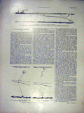 Original Old Vintage Print Mines Ships War Drag-Nets Ronarc Ww1 Navy 1919