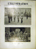 Original Old Vintage Print Army School Polytechnic Paris French 1919 Ww1 20th