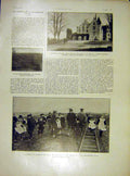 Old Vintage Print Wartegg Castle Wieringen Crown Prince Hohenzollern 1919 20th