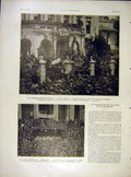 Original Old Vintage Print Italian Fiume Grazioli Brusells Belgium Patriot 1919