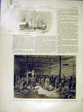 Original Old Vintage Print Milejgany Haenen Hostages French 1919 20th Century