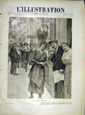 Original Old Vintage Print Paris France Parisian Peace Ww1 War French 1919
