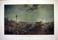 Old Vintage Print Epoque Place Concorde Paris France Sabattier 1919 Ww1 20th
