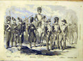 Original Old Antique Print Imperial Guards Ciers Troops Uniforms 1854 Victorian