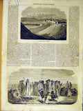 Old Antique Print Nubia Desert Circumsicion Ibrim Nubian Cairo Egypt 1854 19th