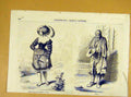 Original Old Antique Print Ribaude Gueux Sketches French 1854 19th