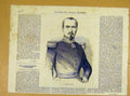 Original Old Antique Print Portrait General Bosquet Military French 1854 19th