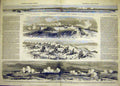 Original Old Antique Print Kamiesh Hamelin Sebastopol Siege War Battle 1854