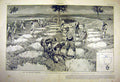 Original Old Antique Print Trous-De-Loup War Russian Liao-Yang French 1904 20th