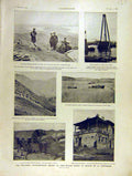 Original Old Antique Print Port-Arthur War Fortress Liao-Ti-Chan 1904 20th