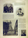 Original Old Antique Print Marchand Port-Arthur Gavarni D'Orleans Syveton 1904