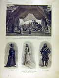 Original Old Antique Print Theatre Alvarez Granjean Delmas Opera French 1904