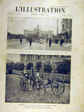 Original Old Antique Print Phleve Russian Minister Assasination Varsovie 1904
