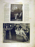 Original Old Antique Print Meyer Gaulois Turenne French 1904 20th Century
