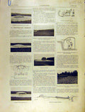 Original Old Antique Print Coupole Parapet Fence Magazine War Battle 1904 20th