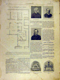 Original Old Antique Print Syveton Monaco Gibert Pavlov Menard French 1904 20th