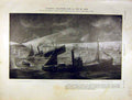 Original Old Antique Print English-Russian Black-Sea Dogger French 1904 Ship
