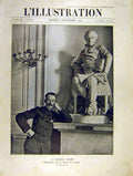 Original Old Antique Print Portrait General Andre Minister War French 1904 20th