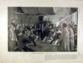 Original Old Antique Print Rhine Pleasures Entertainment French 1904 20th
