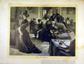 Original Old Antique Print Guillaume Sketch Abus-De-Pouvoir Solicitor Court 1904