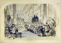 Original Old Antique Print Costume Ball Marquis Fancy Dress French 1859 19th